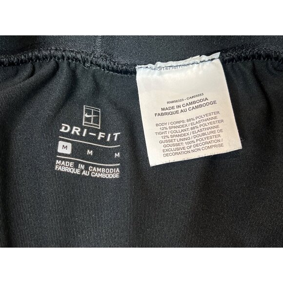 NIKE Dri-Fit Womens Athletic Tennis Skort With Built-In Compression Shorts M Bla - Picture 7 of 9